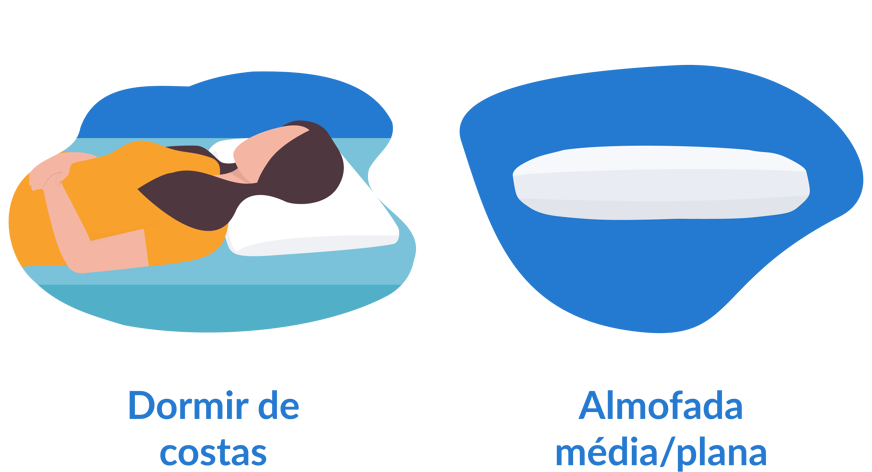 dormir de costas
